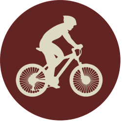 Cycling 100 miles logo
